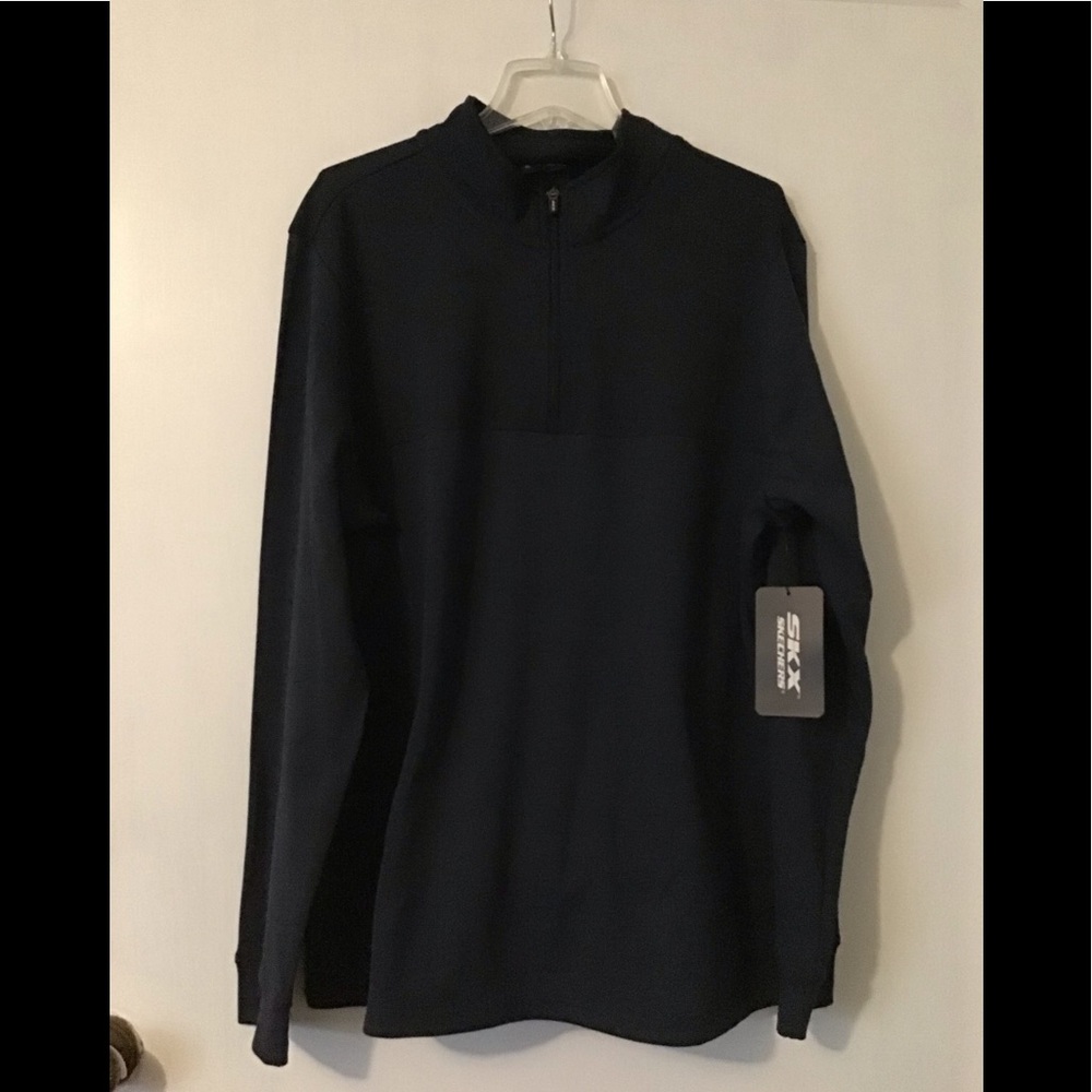 SKX Skechers quarter zip knit pullover. NWT